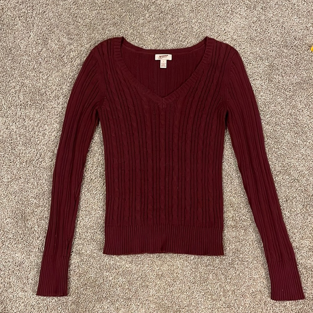 Burgundy sweatshirt (USED)
